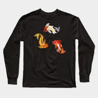 Three bright Koi carps Long Sleeve T-Shirt